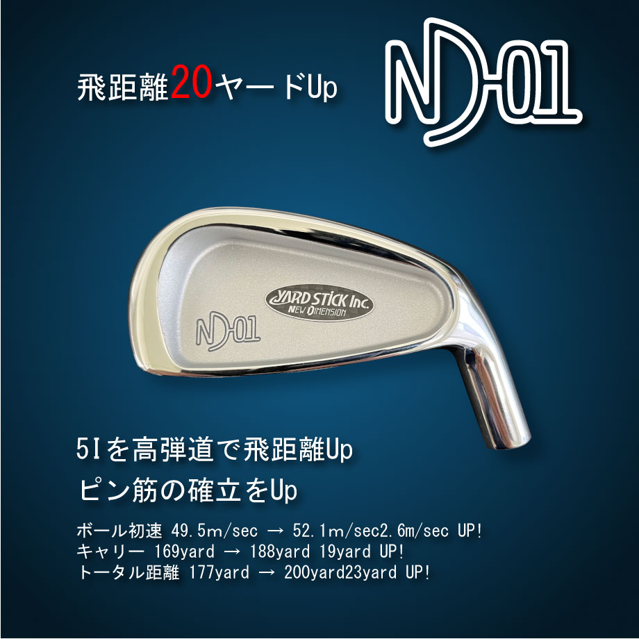 このインパクト別次元！ NDアイアン - YARD STICK ヤードスティック